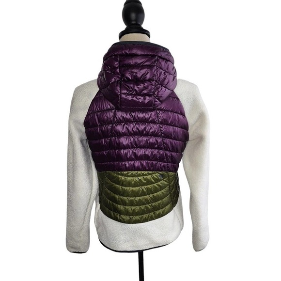 Mountain Hardwear Altius Hybrid Hoodie Sherpa Puffer Full Zip Jacket Size Small - Picture 2 of 13
